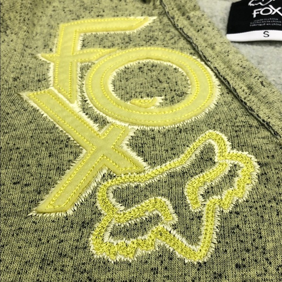 2/$35 🦊Fox Pullover Hoodie – Women’s Small – Yellowish Green - Picture 9 of 13
